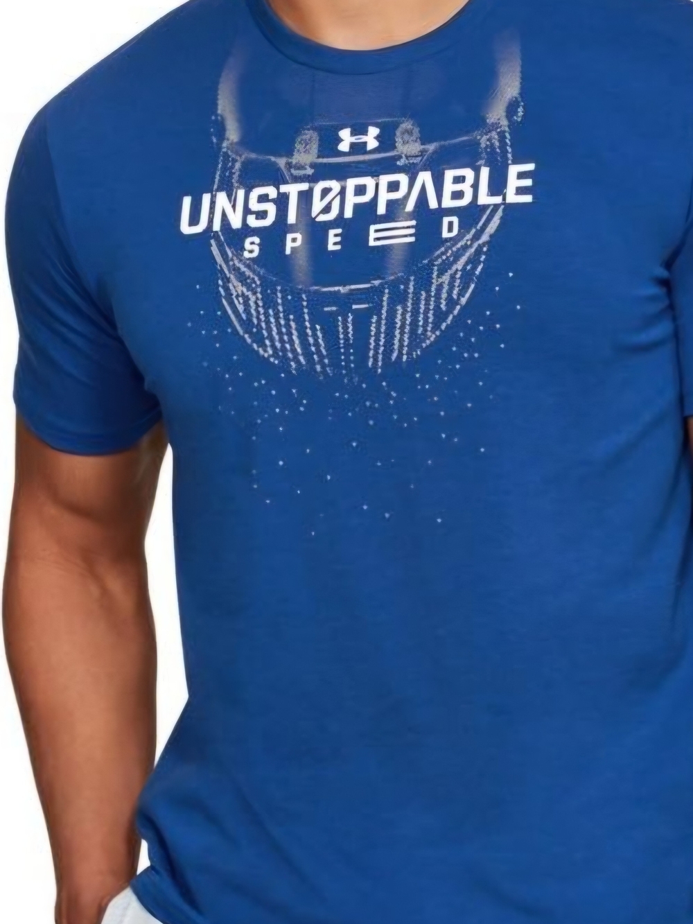 Under Armour Boy's Unstoppable Speed Graphic Tee - Royal Blue